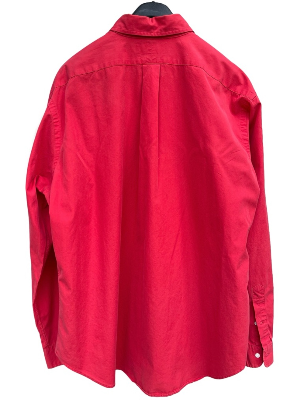 Ralph Lauren Red Long-Sleeve Button-Down Shirt with Blue Pony - Picture 4 of 7